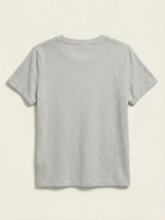 La Vie En Rose Grey Graphic 'Make a Wish' Soft Tee - Picture 2 of 3